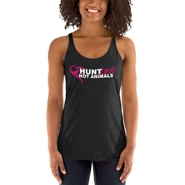 Women's Hunt Love Not Animals Tank
