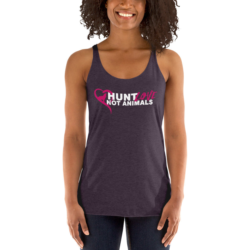 Women's Hunt Love Not Animals Tank